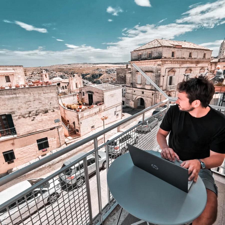 Il Diamante Nei Sassi Rooms Matera Exteriör bild